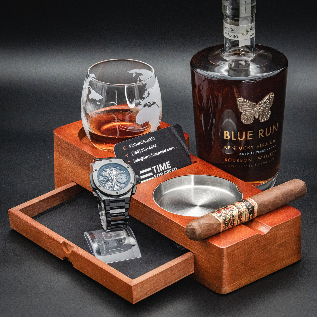 Hublot Big Bang Integral All Black Watch - 42 mm - Black Skeleton Dial Limited Edition of 500-451.CX.1140.CX